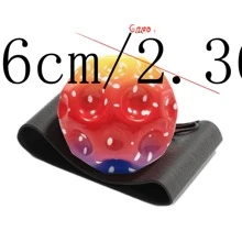 Pelota de rebote elástica con piedra lunar para la muñeca, de alta elasticidad y que brilla - Multicolor - Ver 7