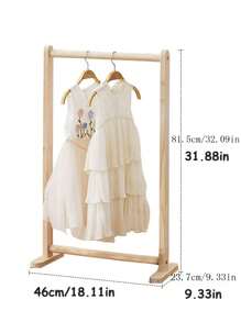 1 pezzo Appendiabiti per bambini in legno, Portabiti per vestirsi da bambini, Appendiabiti in legno per bambini, Organizer per vestiti dei bambini per casa, camera da letto, soggiorno, negozio di abbigliamento, San Valentino - Multicolore - Visualizzare 13