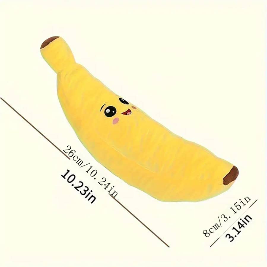 A closer look at Can-Dogs-Eat-Ripe-Banana-Chew-Toys