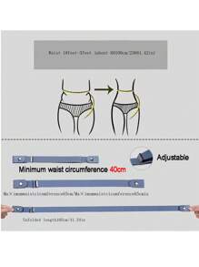 1 件男女可调节无扣弹性隐形腰带，适用于牛仔裤、裤子、连衣裙腰带，男女通用可调节快速释放腰带隐形腰部易穿短款收腰带