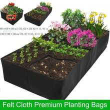 Raised Garden Planting Bed, Vegetable Planting Bag, Reusable Square, Large Capacity, Potato Planters Container, 4 Or 8 Grids