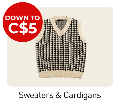 SWEATERS & CARDIGANS