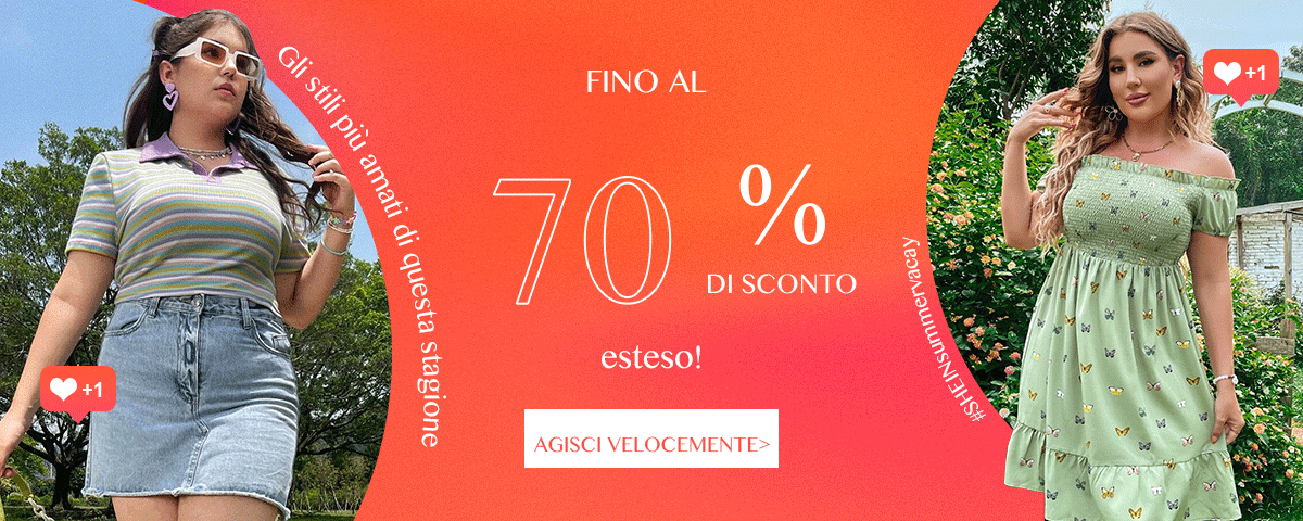 Saldi Estivi 2022 | Acquista Online Abbigliamento Curvy| SHEIN ITALIA
