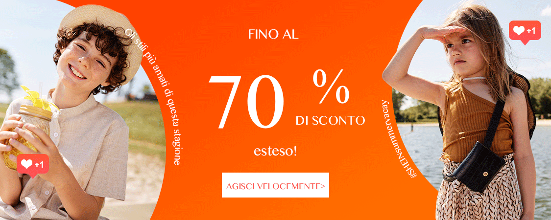 Saldi Estivi 2022 | Acquista Online Abbigliamento Bambini | SHEIN ITALIA