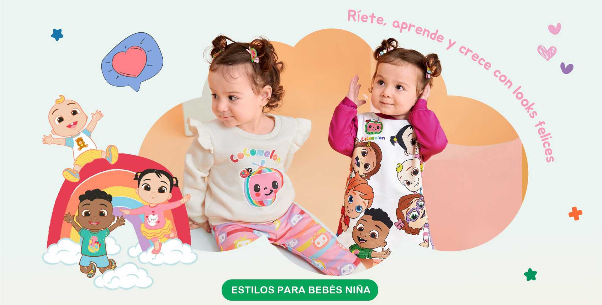 CoComelon x SHEIN BABY GIRLS sc 0011925671