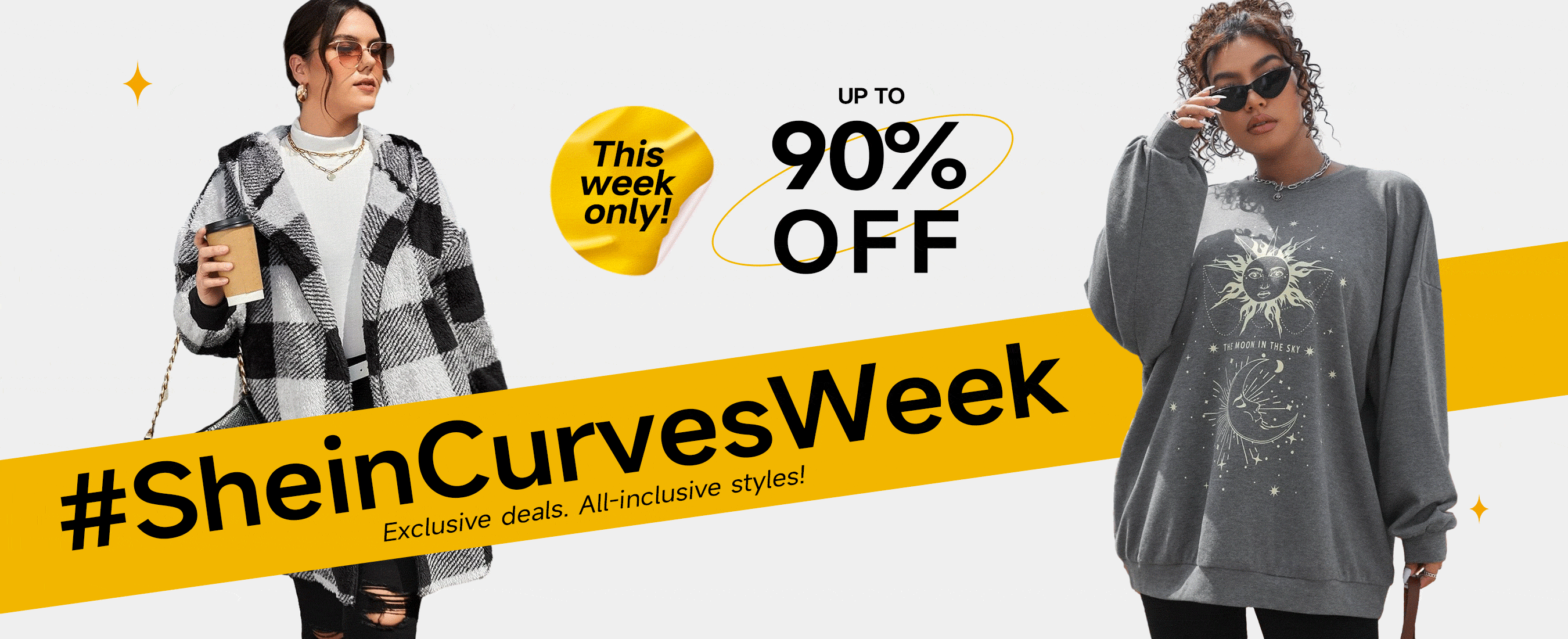 Save Money. Live in Style Shop Plus Size & Curve's Clothing SHEIN