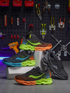 Light Weight Steel Toe Shoes Sport Safety Shoes For Women And Men Casual Safety Work Sneakers With EVA Sole Colorful Work Shoes Men Safety Shoes Comfortable Puncture Proof Work Shoes Indestructible Work Shoes p 27972854