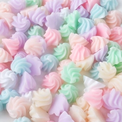 20pcs Random Macaron Color Creative Polyresin Cream Granules Ice cream Charms DIY Accessory Decoration For DIY Jewelry Making Fittings diy p 23302103