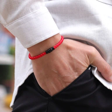 Keel Rope Bracelet Men Lucky Red Thread Bracelet Attract Mirco Magnetic Couple Bracelet Wealth Prosperity p 15392366