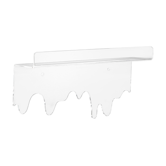 1pc Transparent Acrylic Wall Mounted Shelf U Shaped Display Rack Water Resistant Wall Hanging Rack Multi Functional Storage Rack No Drilling Required Suitable For Kitchen Bathroom Bedroom Study p 32746842