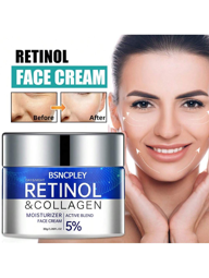 1 06oz Retinol Collagen Moisturizer Face Cream Can Sooth Dry Skin Improve Skin Texture Lubricate And Tighten Skin Make Skin Tender And Delicate Suitable For All Skin Types And Make Your Skin Look Young p 31610610