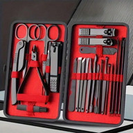 Professional Nail Clippers Manicure Tool Set With Travel Case Includes Cuticle Nippers And Cutter Kit Grooming Kit For Travel Portable And Durable 10pcs In A Set p 32368660