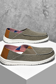 New Men Loafers Fashionable Casual Shoes Men Lightweight Breathable Canvas Shoes Large Size Men Shoes Slip Resistant Wear Resistant Shoes For All Seasons p 34581184