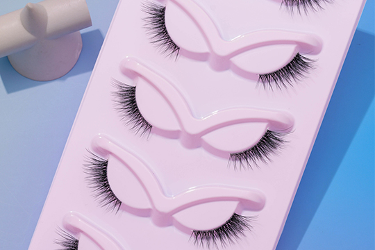 5 Pairs Natural Faux Mink Cat Eye Half Lashes For Daily Wear Dates Parties And Festivals p 30671876