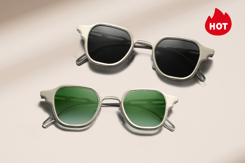 1 Pair Unisex Metal Small Frame Square Personalized Fashion Decorative Casual Glasses p 27768765