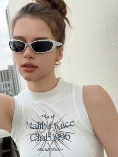 2024 New Future Tech Y2K Personality Fashion Glasses For Women Ins Style Shades p 36729667