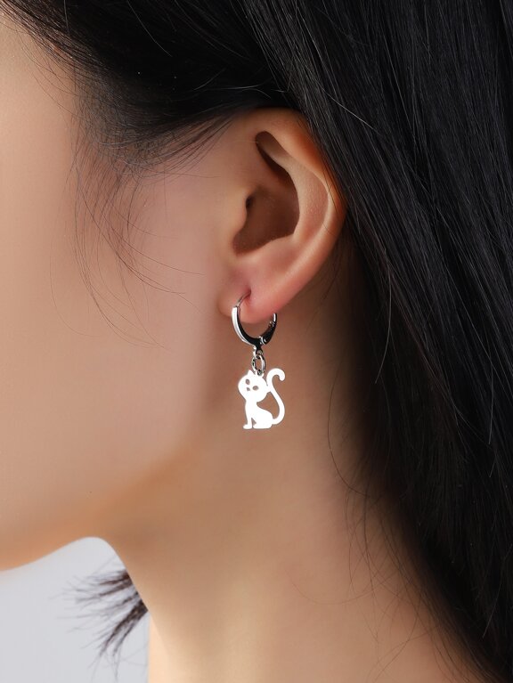 Cat Drop Earrings p 10922865