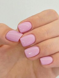 24pcs Short Square Shaped Pure Light Pink Simple Design Press On False Nails Suitable For Parties Or Daily Wear Nail Supplies p 31494757