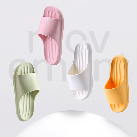 Fashionable Women Home Slippers Lightweight Thick Soft Bottom Versatile EVA Plain Casual Indoor Slippers p 23349990