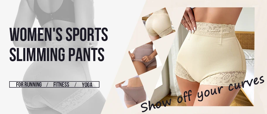 Sports Outdoor 1pc Sports Fitness High Waist Tummy Control Butt Lifting Lace Splice Body Shaping Shorts Shapewear Shorts p 31144285