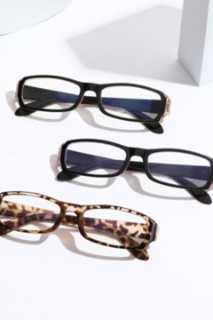 1pc Fashionable Glasses Luxurious Clear Rectangle Frame Suitable For Both Men And Women For Daily Wear Reading Gaming Computer Use School And More Featuring Anti Fatigue Visual Acuity Improvement Lightweight And Compact Design Can Be Worn Over Prescription Glasses Clear Glasses Accessories Glasses Accessories For Women p 28173940