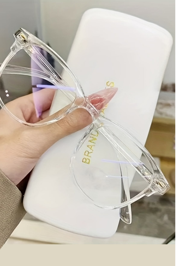 1 Pc 2pcs Classic Square Frame Clear Lens Glasses Minimalist Fashion Decorative Glasses Computer Spectacles For Women Men p 30555099