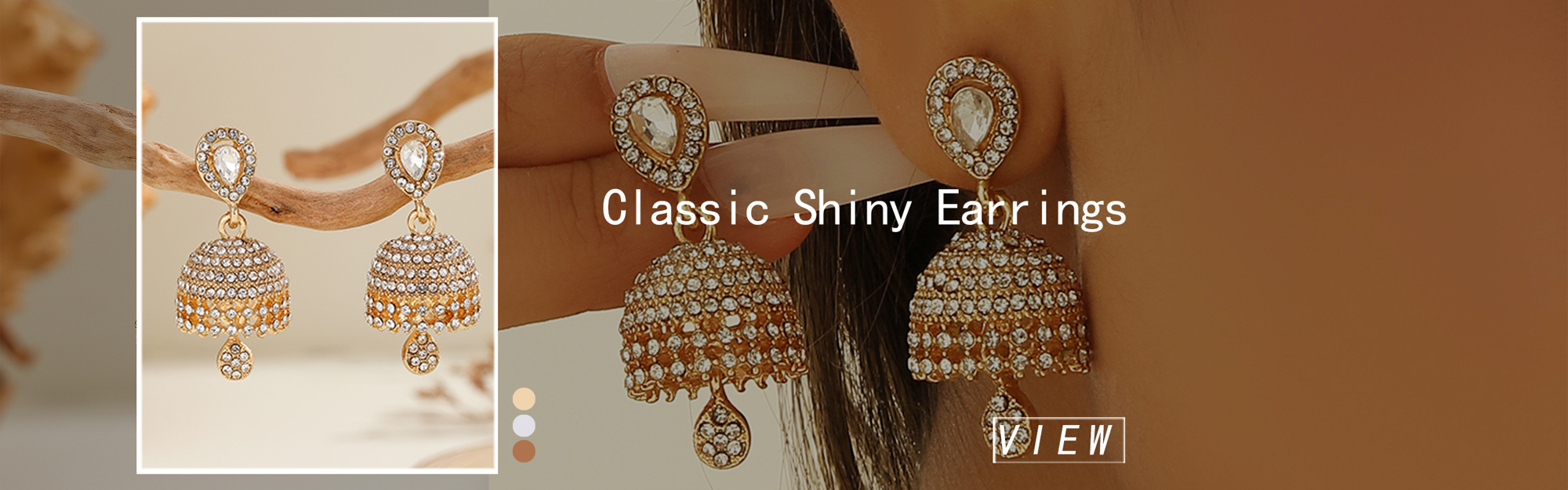 1pair Fashionable Earrings With Inlaid Rhinestone Classic Heart Shaped Dangle Elegant Ear Jewelry Suitable For Women s Daily Festival Wedding And Party Wear p 36778544