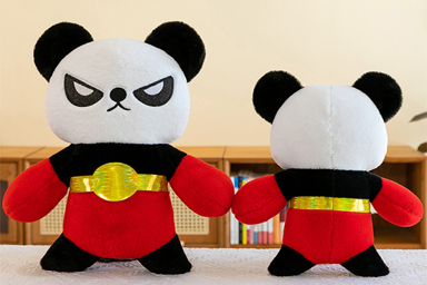 Angry Panda Plush Doll With Red Boxing Glove And Gold Belt Birthday Party Gift Collectible Doll For Display p 37899686