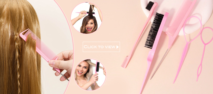 2pcs 5pcs Hairdressing Tools Hair Styling Tools Hair Styling Tools Slouchy Hair Comb Steel Needle Picking Hair Pointy Tail Comb Tools Suitable For Daily Use p 38755549