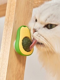 1pc Cat Toys Avocado Shaped Spinning Ball Cat Toys Suitable For 70 Of Cats  p 29466197