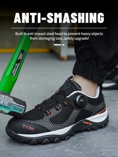 Light Steel Toe Safety Shoes Men s Work Sneaker Rotated Button Easy Wear Work Safety Boots Breathable Sport Work Shoes Men Boots Light Weight Steel Toe Sport Safety Shoes For Men And Women Hot Fly Knitting Upper And Durable Rubber Sole With Rotated Button Lace Free Work Safety ShoesLight Weight Steel Toe Sport Safety Shoes For Women And Men Casual Safety Work Sneakers With Rubber Sole Rotated Button Men And Women Work Shoes Work Safety Shoes For Men Women Anti Smashing Work Shoes Punchproof p 28739741