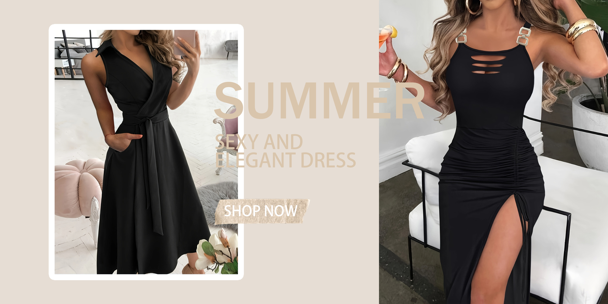 Summer Solid Color Criss Cross V Neck Sleeveless A Line Dress With Waist Tie p 37823764