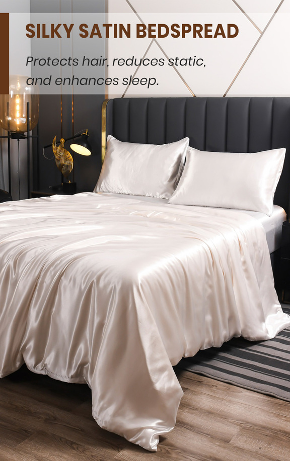 2 3pcs Satin Duvet Cover Set Bedding Set Soft And Comfortable Bedding Set For Bedroom Solid Color Skin Friendly Comforter Cover Set 1 2pcs Pillowcase And 1 Duvet Cover Silk Satin Bedding Set For All Size Bed Twin Full Queen King Size Soft Breathable p 33616639