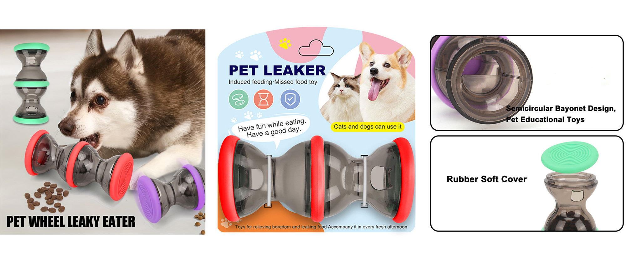 1Pc Dog Toys Food Leaker Small Kitten Toys Cat Feeder Toys Kitten Treat Plaything Pet Food Dispenser Kitten Chew Toy Cat Toys Cat Interactive Toys For Indoor Cat Creative Cat Food Feeder p 40537765