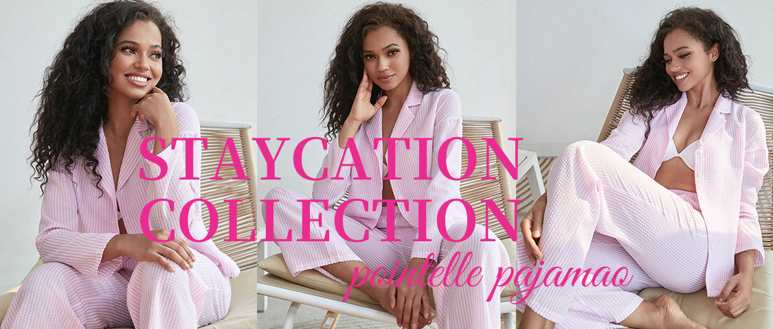 Nina Bonheur 2pcs Women s Striped Button Front Long Sleeve Pajamas With Straight Leg Elastic Waist Pants Homewear Set Two Piece Set p 22060115