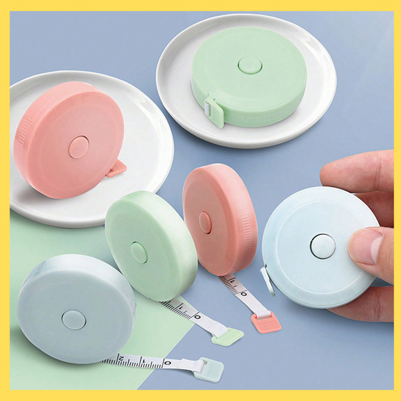 1pc Multifunctional Soft Tape Measure Cute Mini Retractable Ruler Dual Scale In CM Inch Suitable For Daily Life Body Measurement Sewing Fabric Waist Crafts p 33562589