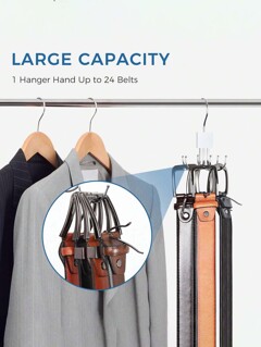 1pc Rotating Multi Hook Organizer For Hanging Coats Bags Scarves Closet Storage Rack Entryway Coat Rack p 39474359