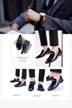 Men s Business Formal Leather Shoes British Style Breathable Casual Soft Bottom Dress Shoes Black Penny Loafers For Wedding p 11106940