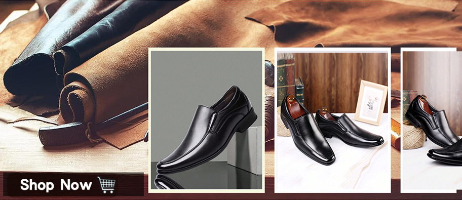 Men s Business Formal Leather Shoes Slip Resistant Soft Sole Work Shoes Korean Version Casual Slip On Driving Shoes  p 11653976