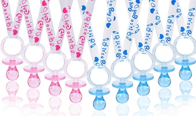12pcs 2 75in Acrylic Pacifier Necklaces Party Favor Necklace Charms Suitable For Baby Shower Decorations Gender Reveal Party Tabletop Scatters Party Favors Games And Activities Birthday Party Supplies Christmas p 40275228