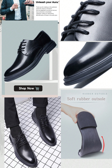 Summer High Rise Leather Shoes Business Dress High Rise Shoes Men s Casual Suit Shoes British Wedding And Groom s Shoes p 34697772