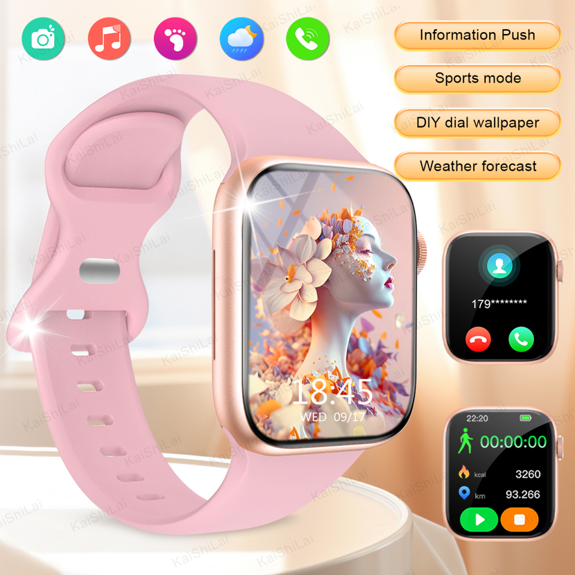 Hot New 1pc Bow Knot Band Smart Watch Supports Call Making Receiving Step Counting Calorie Tracking Alarm Incoming Call Message Alert 2 01 Full Touchscreen For Android IOS Great Gift For Holidays p 40050802