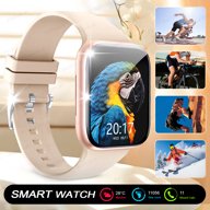 New 2024 Release 2 01 Inch Full Screen Touch Smart Watch With Silicone Band For Men Women Features Call Answering Sleep Monitoring Notification Alert Fitness Tracker Multi Sport Modes Compatible With Android IOS Phones Great Gift For Friends Holidays  p 43418829