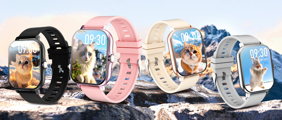 Hot New 2024 1 Piece Silicone Smart Watch Band Dial Answer Calls Step Counting Sports Mode Distance Tracking Message Alerts 1 83 Full Screen Touch Compatible With Android IOS Holiday Gift p 43417774