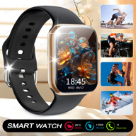 Hot 2024 New 2 01 Full Screen Touch Silicone Band Smartwatch For Men And Women With Calling Function Pedometer Calorie Tracking Multiple Sport Modes Distance Tracking Alarm Call Message Reminder Compatible With Android IOS Great Gift For Friends p 44955883