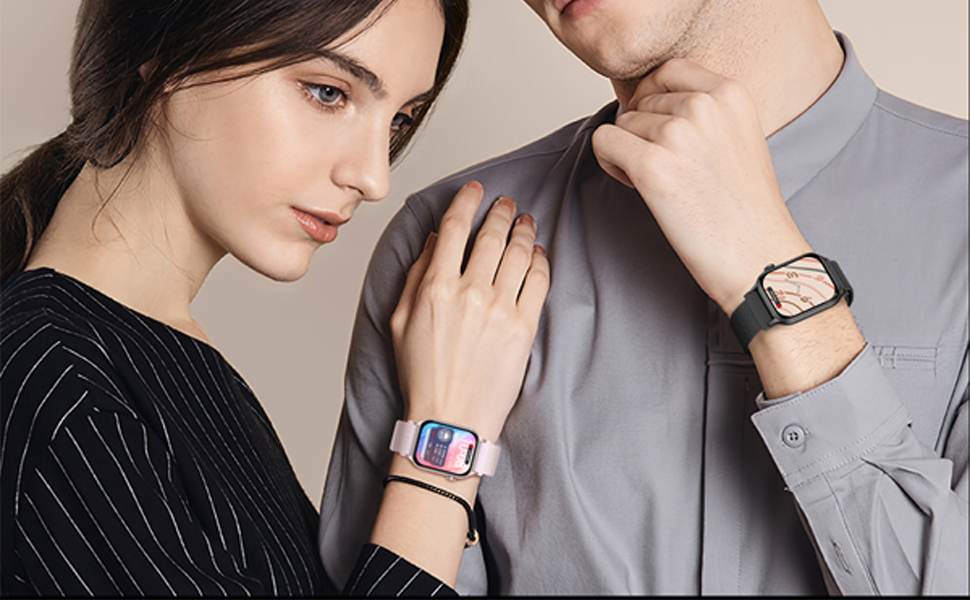 JELLOO 2025 NEW Smart Watches For Men Women 1 952 Inch AMOLED Screen Fitness Watch With 107 Sports Modes Sleep Track IP67 Waterproof Compatible With IOS Android Phones p 44965478