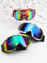 Multi Pack Fashionable Anti Fog Windproof Outdoor Sport Goggles With Water Transfer Colorful Prints Suitable For Hiking Motorcycling Cycling p 47088086