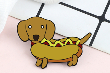 1pc Funny Animal Brooches Custom Dog Brooches Bag Shirt Jackets Lapel Pin Badges Cartoon Jewelry Gift For Kids p 33125202