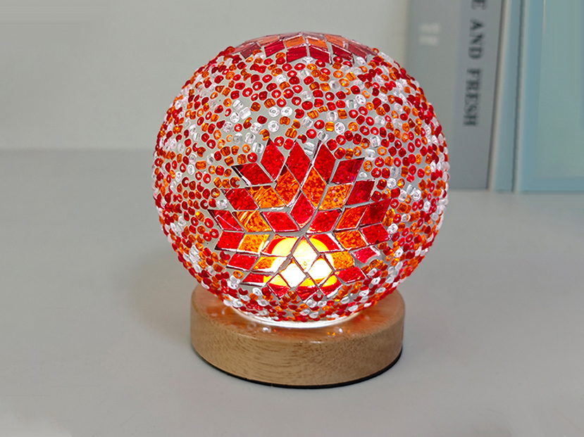 Bohemian Night Light Mosaic Glass Home Decor Bedroom Table Lamp With High Level Ambient Party Atmosphere p 47931765