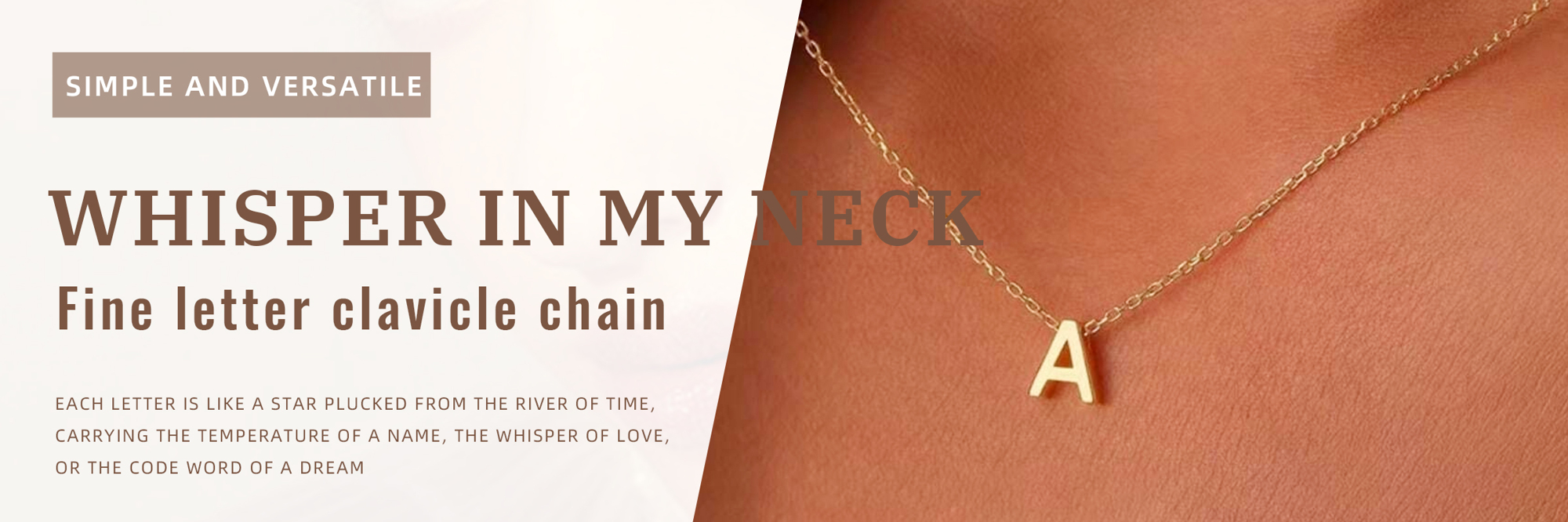 26pcs American european Style Stainless Steel Short Collarbone Chain Personalized Initial Name Letter Pendants Necklace For Women p 20956947